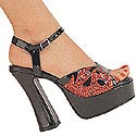 "Grobe-22" 5" Chunky Heel Sandal