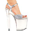 "Xtreme-710" 8 1/2" Spike Heel Sandal