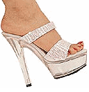 "Kiss-203" 6" Spike Heel Sandal