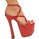 "Sexy-25" 7" Chunky Heel Sandal