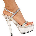 "Kiss-217" 6" Spike Heel Sandal