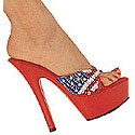 "Kiss-229" 6" Spike Heel Slip On