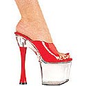 "Charm-901" 7" Cone Heel Slip-On